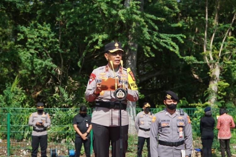 Wakapolda Bali Pimpin Apel Gelar Pasukan Gapura Agung XIV&2022