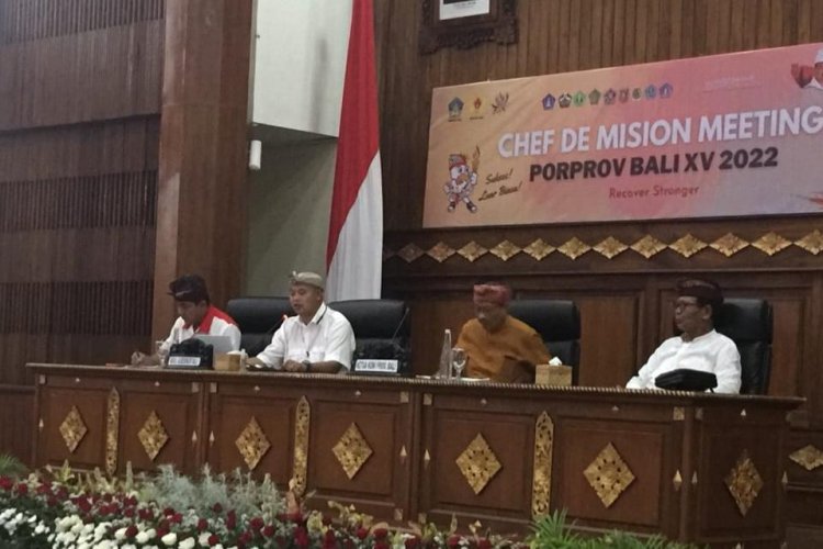 Kondusivitas Penting, Chef De Mission Meeting Porprov Bali XV/2022 Bersamaan Dengan G20