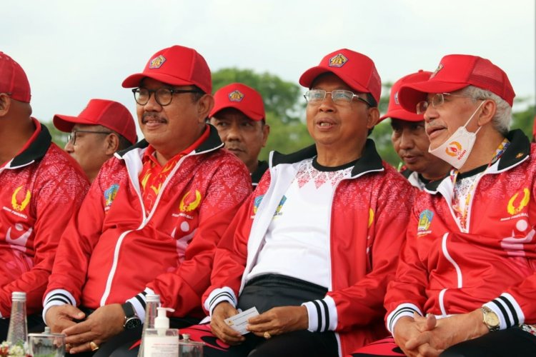 Gubernur Bali Buka PORPROV Bali XV Harap Pertahankan Prestasi yang dicapai pada PON yang lalu