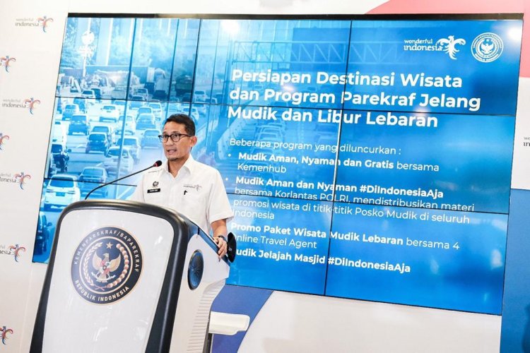 Menparekraf Ajak Pelaku Usaha Parekraf Berikan Layanan Terbaik Saat Libur Lebaran 2023