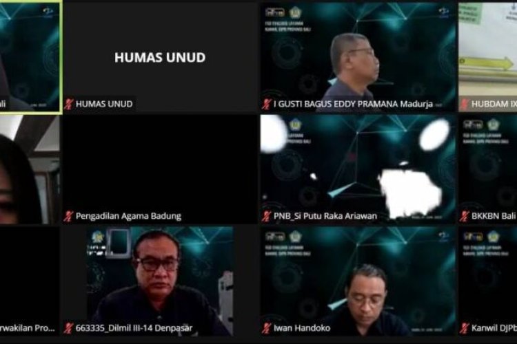 Universitas Udayana Hadiri Focus Group Discussion Evaluasi Layanan Kantor Wilayah DJPB Provinsi Bali