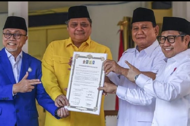 Koalisi Super Jumbo, GOLKAR dan PAN Deklarasikan Dukung Prabowo Subianto