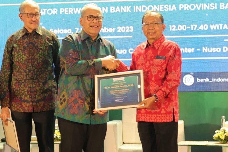 Wayan Koster diapreasiasi Stakeholder Temu Responden 2023 Bank Indonesia*