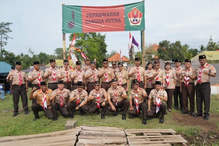 Danrem Buka Perkemahan Pramuka Saka Wira Kartika di Margarana, Tabanan