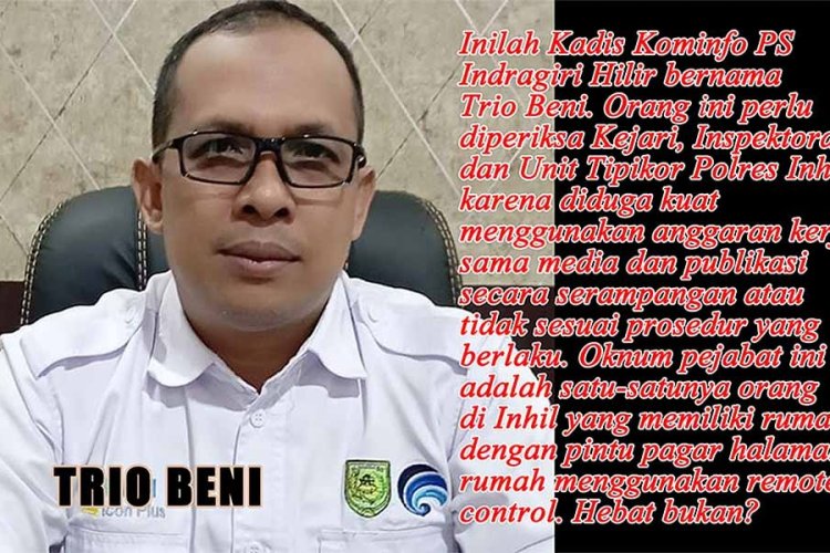 Alumni Lemhannas RI Minta Kejari Inhil, Inspektorat, dan Tipikor Periksa Kominfo