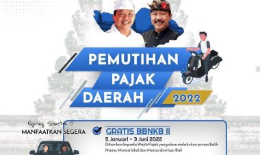 Gubernur Koster Kembali Mengeluarkan Kebijakan Pemutihan Pajak 2022
