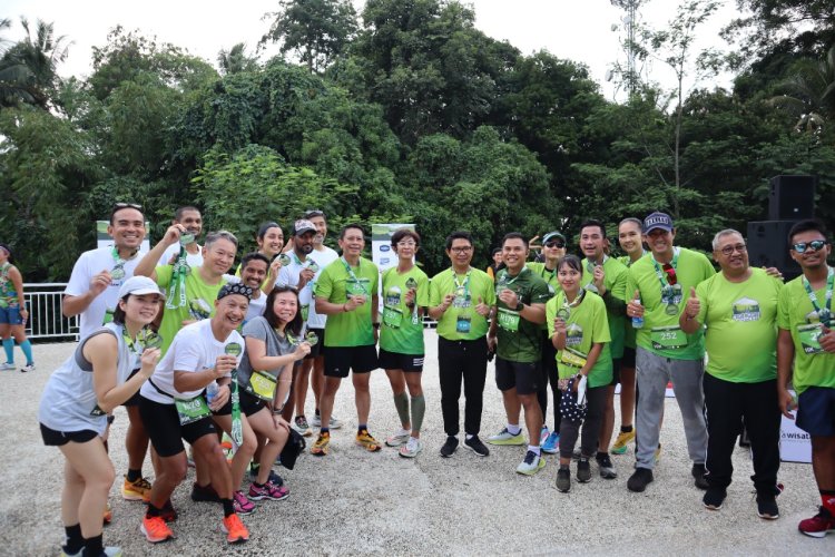 Kapolda Bali Meriahkan Carangsari Heritage Run di Desa Carang sari