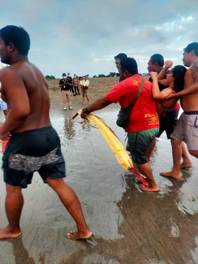 Seorang WNA Nyaris Tenggelam di Pantai LV8 Tibubeneng