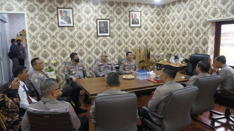 Kapolda Bali Sambut Kedatangan Tim Audit Kinerja Tahap II Itwasum Polri T.A. 2022.