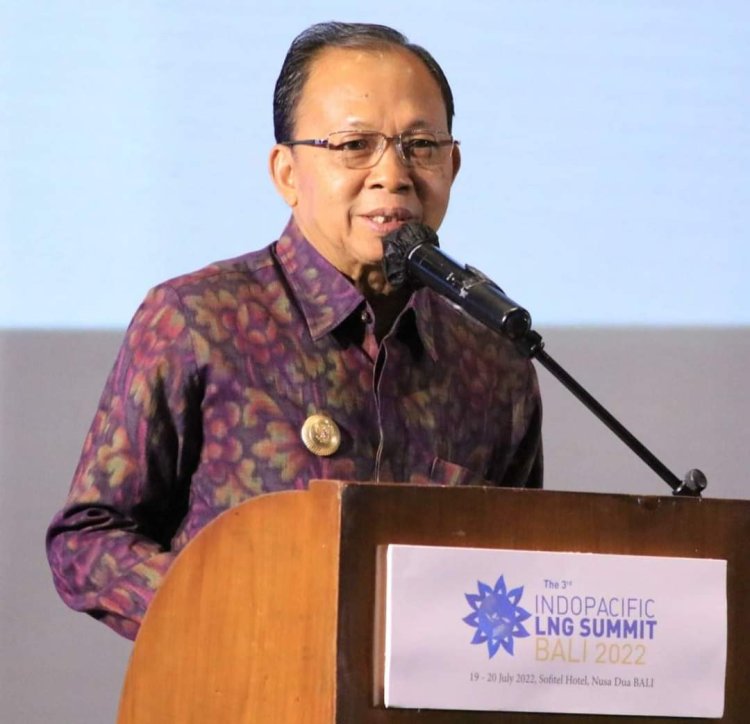 Buka IndoPacific LNG Summit 2022, Gubernur Wayan Koster Paparkan Nangun Sat Kerthi Loka Bali Wujud Keberpihakan Tehadap Pelestarian Ekosistem SDA