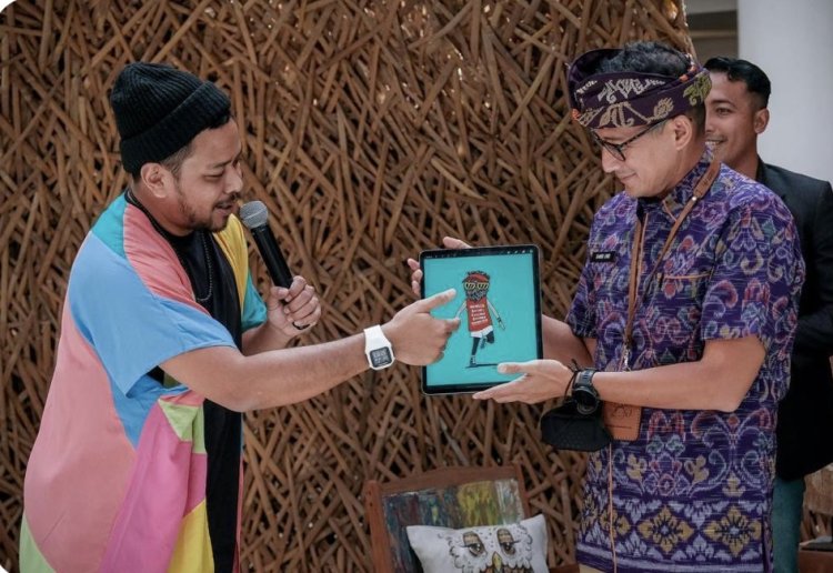 KEMENTERIAN PARIWISATA DAN EKONOMI KREATIF/BADAN PARIWISATA DAN EKONOMI KREATIF  Menparekraf: PP Nomor 24 Tahun 2022 Jadi Game Changer Bagi Pelaku Ekraf Digital di Bali