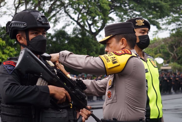 Kunker Presiden Republik Indonesia,Kapolda Bali Pimpin Gelar Pasukan Ops Puri Agung VIII-2022