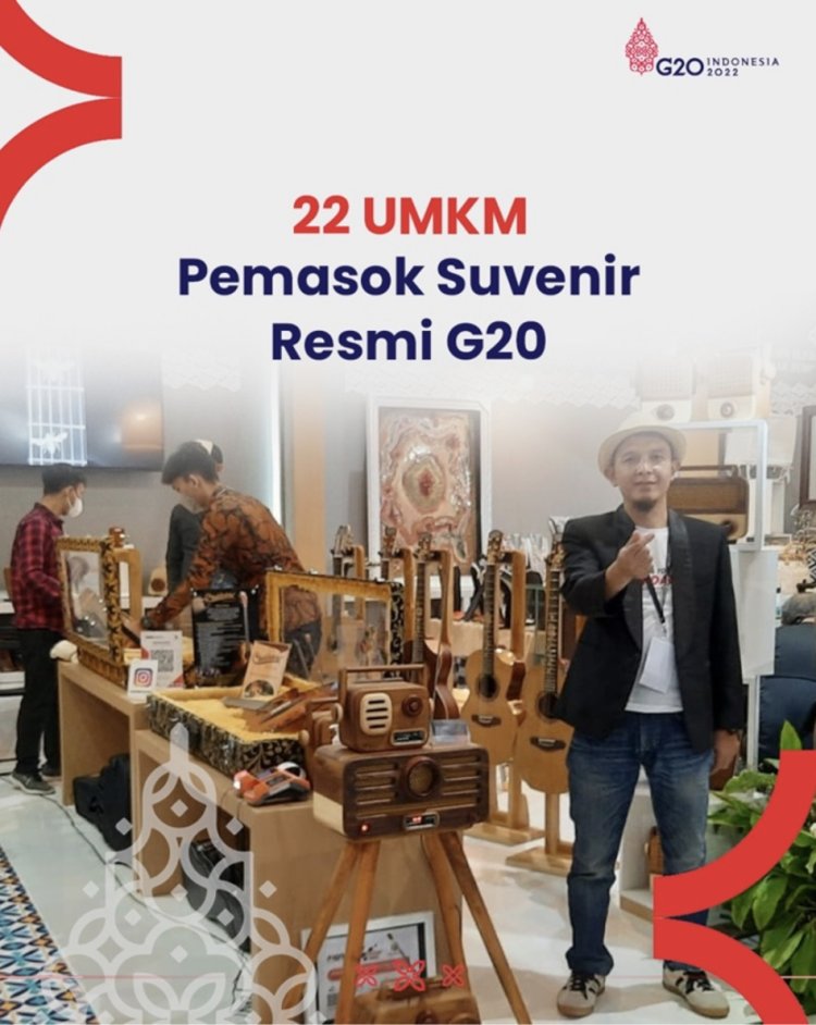 TIDAK MAIN MAIN UMKM Lokal Pemasok Suvenir Resmi KTT G20