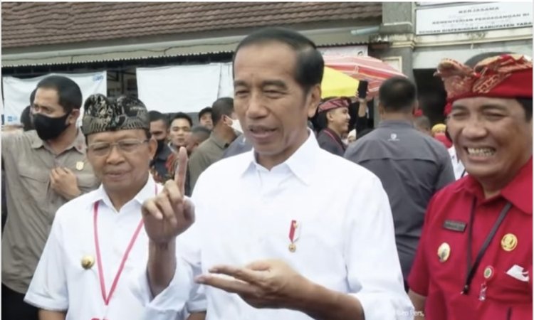 Presiden Kunjungi Pasar Baturiti dan Resmikan Proyek Infrastruktur dì Buleleng