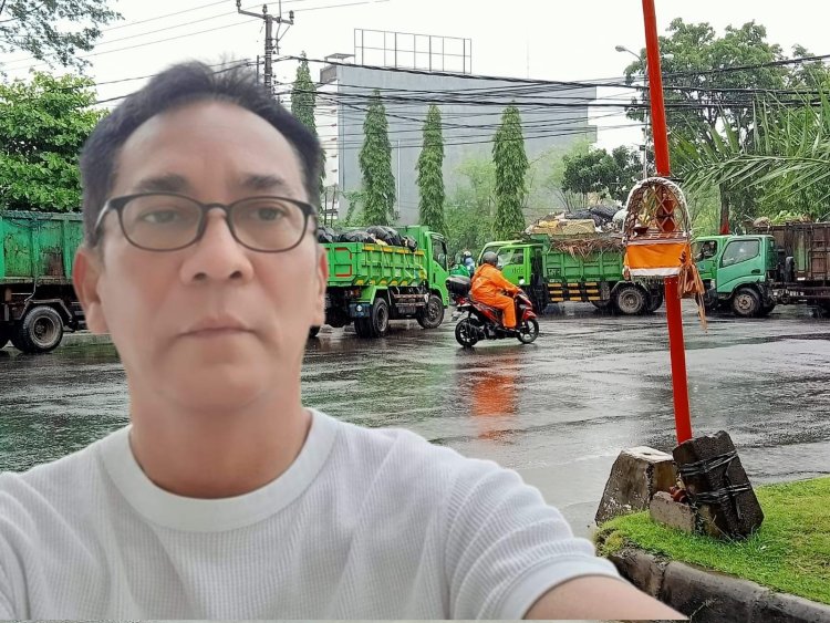 Truk Sampah Kota Denpasar bikin macet antrean hingga 1 Km ,  Agung Susruta: Bersih-bersih Jangan Saat Pejabat Datang Saja