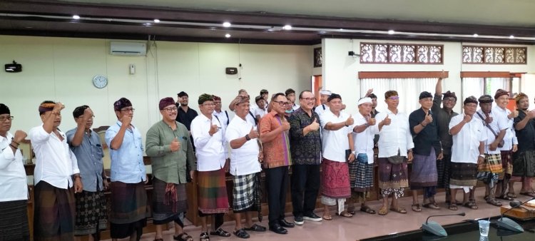 DPRD Bali , Terima Aspirasi Pembangunan LNG, Sugawa Korry Siap perjuangkan perihal Penolakan