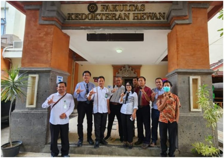 Fakultas Kedokteran Hewan Universitas Udayana menerima kunjungan Balai Konservasi Sumber Daya Alam Bali