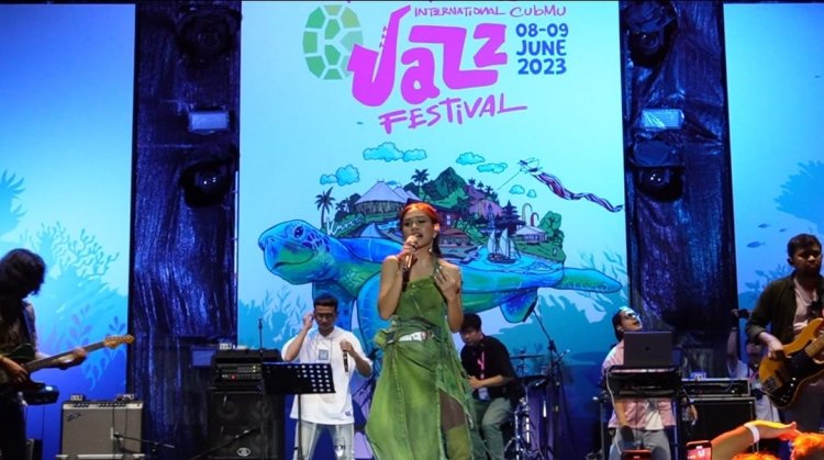 ANDIEN Pukau Fans " Kura Kura Jazz Festival 2023 gandeng  UMKM angkat tema Segara Kerthi