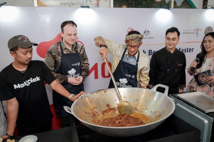 Kemenparekraf Kenalkan Kuliner Khas Indonesia pada Para Pemuda Australia Peserta AIYEP