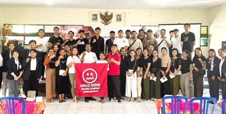 Mahasiswa MBKM Bina Desa Kediri, UNUD bentuk Kaderisasi Peduli Lingkungan