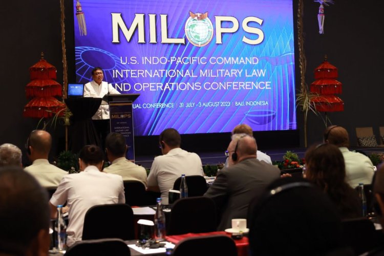 Jadi Pembicara Utama MILOPS ke-34 di Bali, Wamenhan M. Herindra : Stabilitas dan Keamanan Indo-Pasifik Harus di Jaga