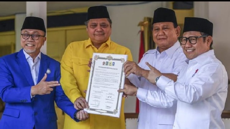 Koalisi Super Jumbo, GOLKAR dan PAN Deklarasikan Dukung Prabowo Subianto