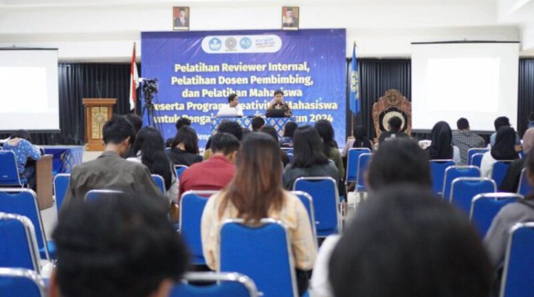 Tingkatkan Kualitas Proposal, Universitas Udayana Gelar Pelatihan Reviewer Internal, Dosen Pembimbing, dan Mahasiswa PKM 2024