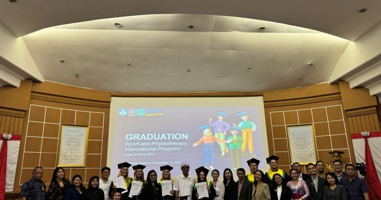 KUI Unud Hadiri Graduation Ceremony Mahasiswa Internasional Program Sport & Physiotherapy