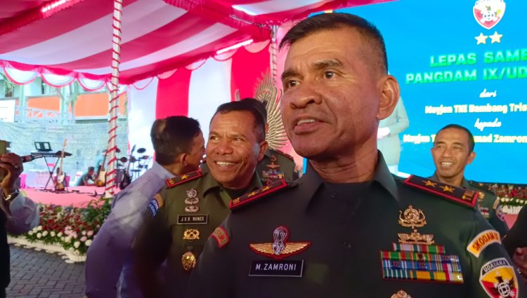 Acara Lepas Sambut Pangdam IX/Udayana, Mayjen TNI Muhammad Zamroni : Siap Lanjutkan Program Terbaik Pimpinan Terdahulu