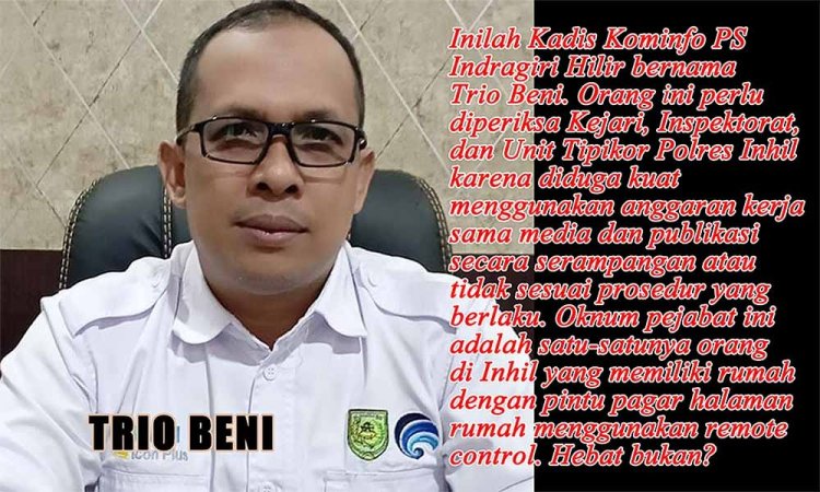 Alumni Lemhannas RI Minta Kejari Inhil, Inspektorat, dan Tipikor Periksa Kominfo