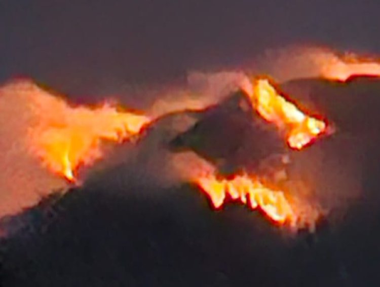 Kebakaran Lereng Barat Daya Gunung Agung, Posko BPBD Bali Lakukan Pengawasan Ketat