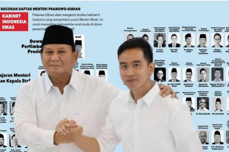 Kabinet Baru Prabowo-Gibran Resmi Diumumkan