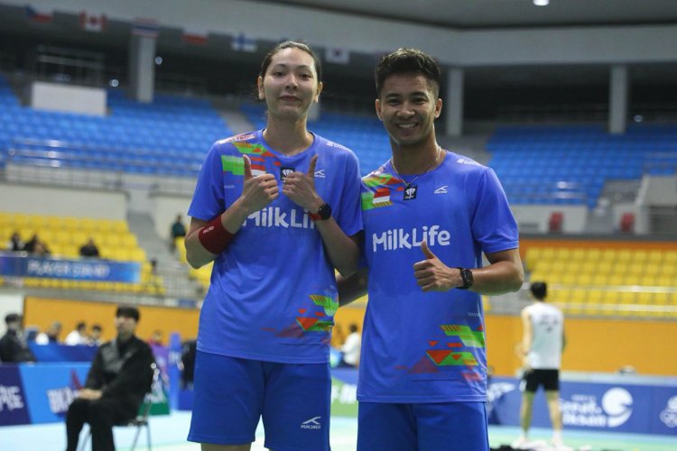 Tundukkan Pasangan Thailand, Dejan/Gloria Amankan Tiket Semifinal Korea Masters 2024