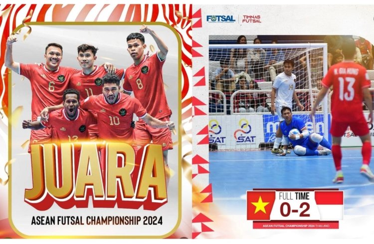 Selangkah Lagi Menuju Juara, Indonesia Tantang Vietnam di Final Piala AFF Futsal 2024