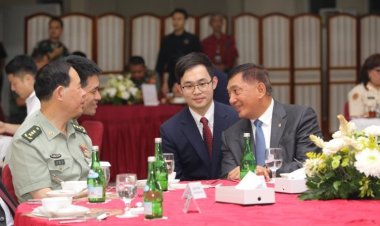 Menhan Sjafrie Hadiri Jamuan Makan Malam Bersama Delegasi Tentara Pembebasan Rakyat Tiongkok (CPLA)