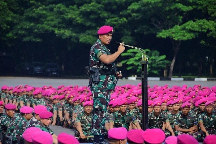 Temui Prajurit Pasukan Khusus Taifib Marinir, Dankormar Tegaskan Hal Ini