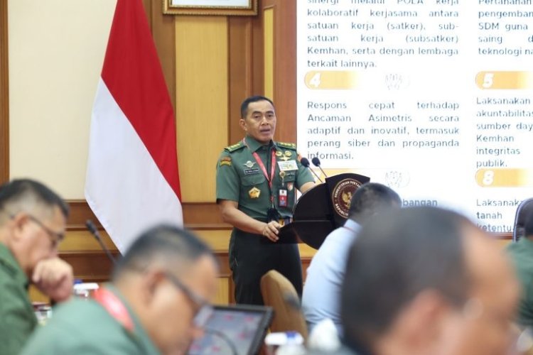 Sekjen Kemhan Pimpin Rapim UO Kemhan 2025, Beri Beberapa Penekanan