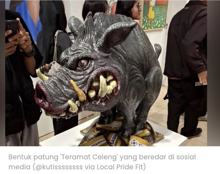 "Teramat Celeng", Sindiran Tajam Siswa Seni untuk Para Koruptor