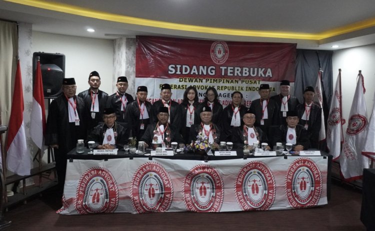 DPP FERARI lantik 11 Advokat Baru, Teguh Samudera: Bila Melanggar Kita Tegas Cabut Kartu Advokat