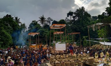 Efisien dan Merakyat, Desa Adat Kemenuh Upacarai 54 Sawa dalam Atiwa-Tiwa Kinembulan 2025