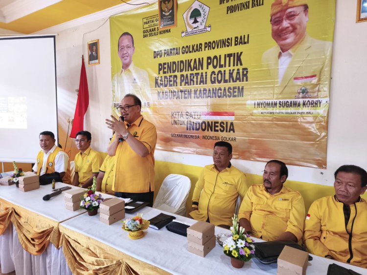 Golkar Bali Mantapkan Konsolidasi Politik di Karangasem, Tegaskan Dukungan Penuh untuk Bupati dan Wabup
