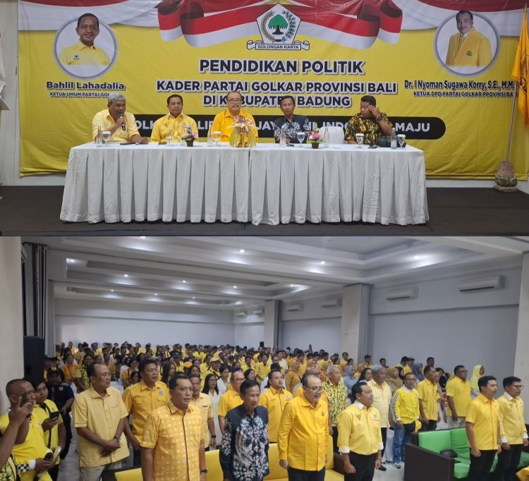 Golkar Bali Gelar Dikpol ke-8 di Badung, Tekankan Soliditas dan Kualitas SDM