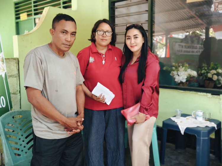 Kepedulian Persit Kodim 1627/RN, Tali Asih untuk Keluarga Prada Lucky