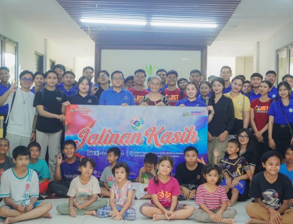 Rayakan Valentine 2026, Monarch Bali Dalung Tebar Kepedulian ke Dua Panti Asuhan