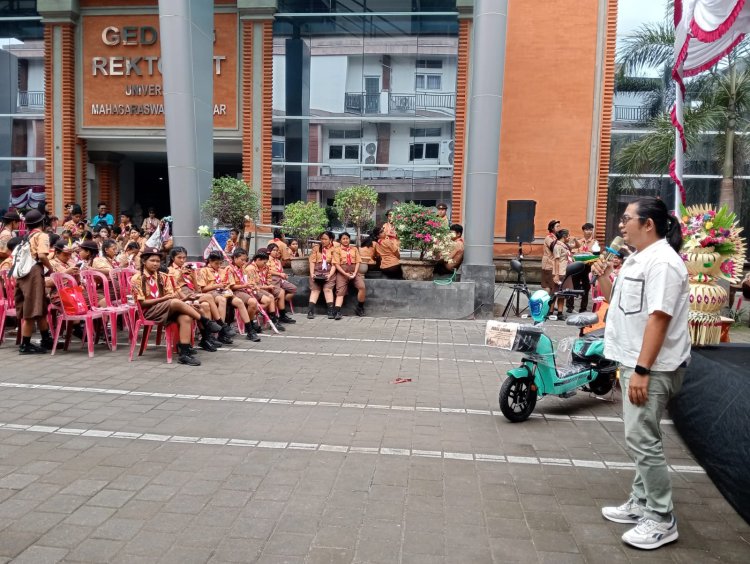 JMSI Bali Edukasi Literasi Media kepada Ratusan Pramuka dalam Galang Saraswati Challenge 2026