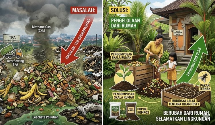Saat Sampah Organik Membebani TPA, Solusi Justru Dimulai dari Rumah