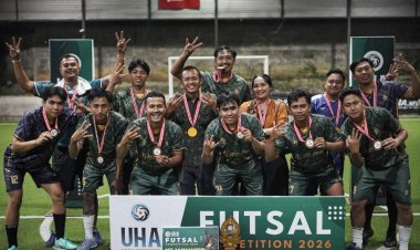 Arya Arkananta Hat-trick Juara, UHA Futsal Competition 2026 Perkuat Solidaritas Insan Hospitality Ubud