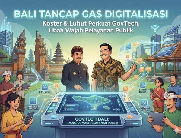 Koster Gandeng Luhut, Bali Percepat Era GovTech dan Reformasi Layanan Publik