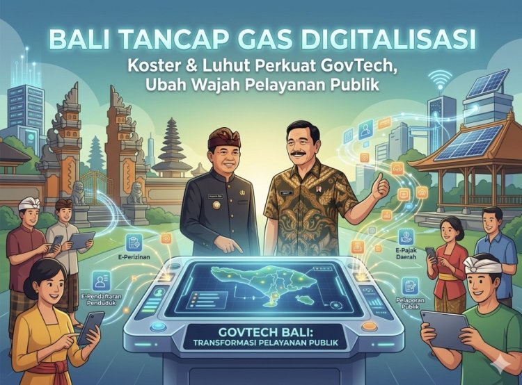 Koster Gandeng Luhut, Bali Percepat Era GovTech dan Reformasi Layanan Publik