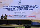 PT BIBU Teken Kontrak Tiga N219 Amfibi, Perkuat Logistik Laut Bali dan Indonesia Timur